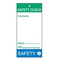 Image of Brady Tag-Safety Check-Safety-160*75
