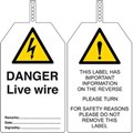 Image of Brady TAG-DANGER LIVE WIRE-145*85