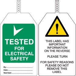 Image of Brady TAG-TESTED ELEC. SAFETY-145*85