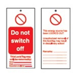 Image of Brady TAG-DO NOT SWITCH OFF-75*160