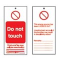 Image of Brady TAG-DO NOT TOUCH-50*110