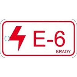 Image of Brady ENERGY TAG-E-6-75X38MM-SAPP/25