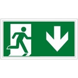 Image of 834430 - Glow-in-the-dark safety sign