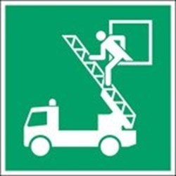 Image of 816186 - ISO Safety Sign - Rescue window