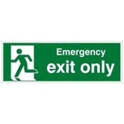 Image of 834356 - Glow-in-the-dark safety sign