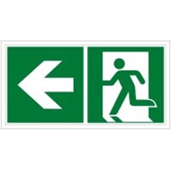 Image of 836393 - Glow-in-the-dark safety sign