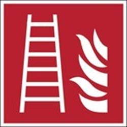 Image of 817195 - ISO Safety Sign - Fire ladder