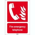 Image of 817909 - ISO 7010 Sign - Fire emergency telephone