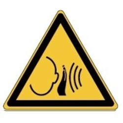 Image of 836295 - Glow-in-the-dark safety sign