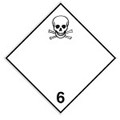 Image of 258967 - Transport Sign - ADR 6.1 - Toxic substance