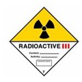 Image of 811672 - Transport Sign - ADR 7C - Radioactive 7C III