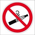 Image of 138480 - Prohibition Sign - No smoking electronic cigarettes