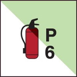 Image of 195090 - Portable fire extinguisher P6 - IMO