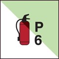 Image of 195281 - Portable fire extinguisher P6 - IMO