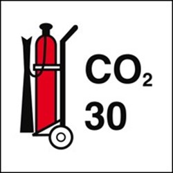 Image of 139501 - Wheeled fire extinguisher CO2/30 - IMO