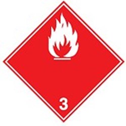 Image of 223564 - Transport Sign - ADR 3b - Flammable liquid