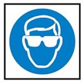 Image of 701511 - Mandatory Safety Sign - Goggles symbol