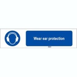 Image of 818329 - ISO 7010 Sign - Wear ear protection