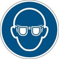 Image of 818414 - ISO Safety Sign - Wear eye protection