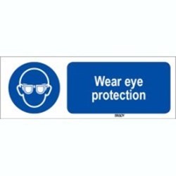 Image of 818478 - ISO 7010 Sign - Wear eye protection
