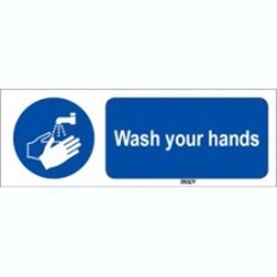 Image of 819521 - ISO 7010 Sign - Wash your hands