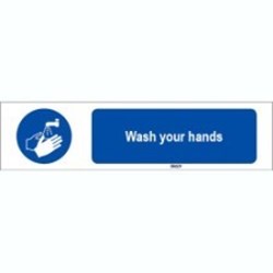 Image of 819522 - ISO 7010 Sign - Wash your hands