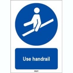 Image of 819668 - ISO 7010 Sign - Use handrail
