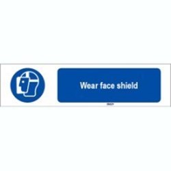 Image of 819828 - ISO 7010 Sign - Wear face shield
