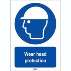 Image of 819965 - ISO 7010 Sign - Wear head protection