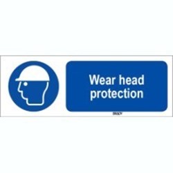 Image of 819968 - ISO 7010 Sign - Wear head protection