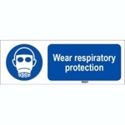 Image of 820417 - ISO 7010 Sign - Wear respiratory protection