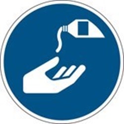 Image of 821097 - ISO Safety Sign - Use barrier cream