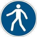 Image of 821397 - ISO Safety Sign - Use this walkway