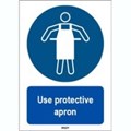 Image of 821761 - ISO 7010 Sign - Use protective apron