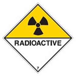 Image of 223570 - Transport Sign - ADR 7DA - Radioactive 7DA