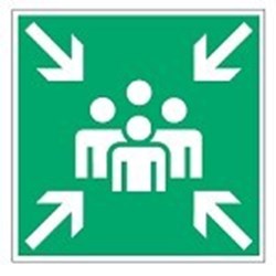 Image of 223637 - Floor Safety Sign - Emergency Escape & Fire Equipment Sign