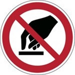 Image of 823034 - ISO Safety Sign - Do not touch