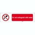 Image of 823247 - ISO 7010 Sign - Do not extinguish with water
