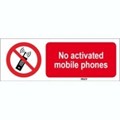 Image of 823556 - ISO 7010 Sign - No activated mobile phones