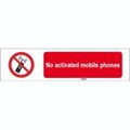Image of 823553 - ISO 7010 Sign - No activated mobile phones