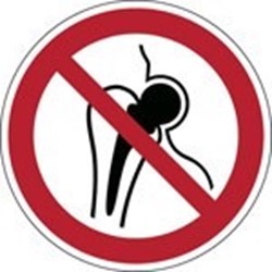 Image of 823630 - ISO Safety Sign - No access for persons with metallic implants