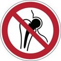 Image of 823631 - ISO Safety Sign - No access for persons with metallic implants