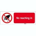 Image of 823852 - ISO 7010 Sign - No reaching in