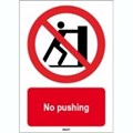Image of 823988 - ISO 7010 Sign - No pushing