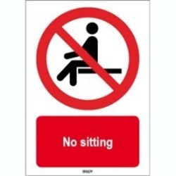 Image of 824137 - ISO 7010 Sign - No sitting