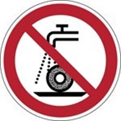 Image of 826312 - ISO Safety Sign - Do not use for wet grinding