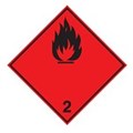 Image of 227587 - Transport Sign - ADR 2.1a - Flammable gas