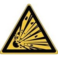 Image of 836131 - Glow-in-the-dark safety sign