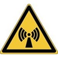 Image of 827055 - ISO Safety Sign - Warning; Non-ionizing radiation