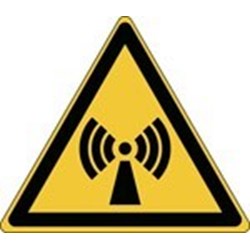 Image of 827067 - ISO Safety Sign - Warning; Non-ionizing radiation